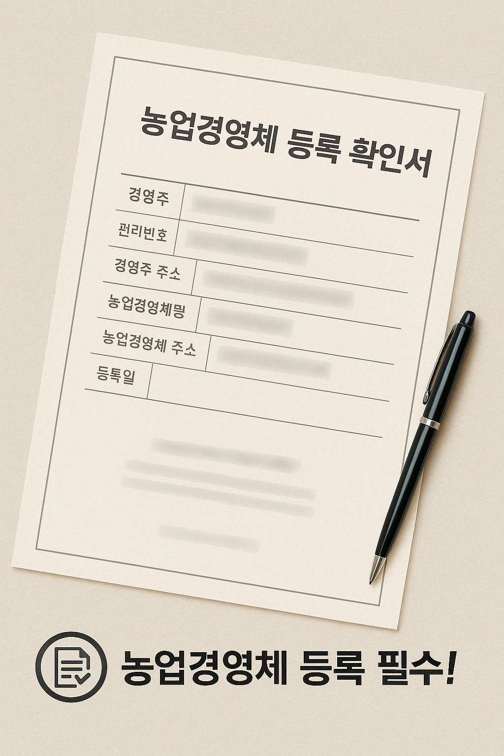 농업경영체 등록 정보 확인 방법 (국립농산물품질관리원 등)