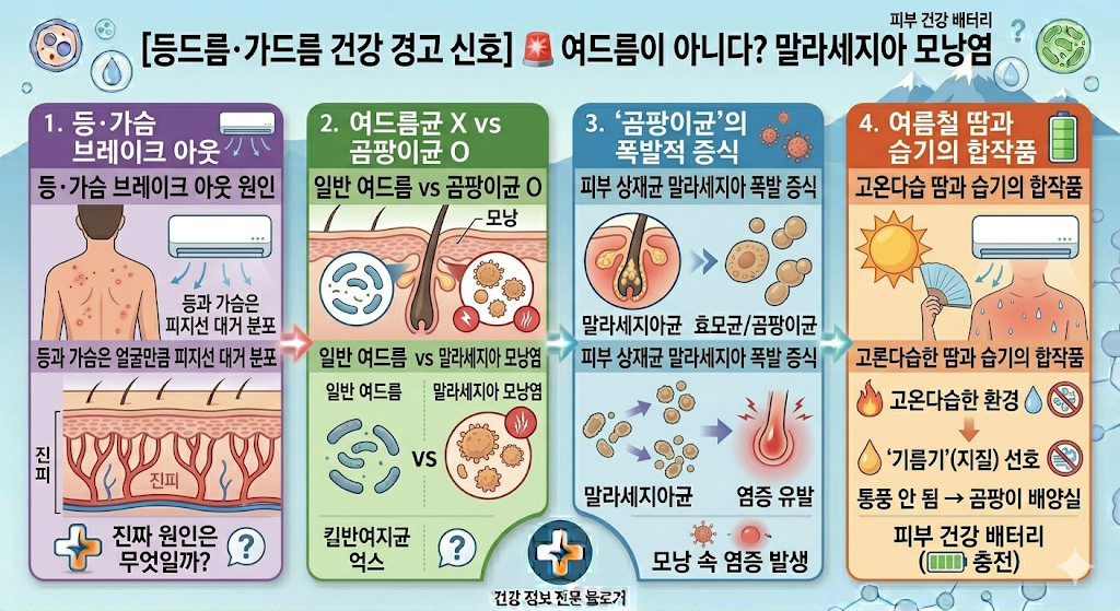 등드름 가드름 건강 경고 신호