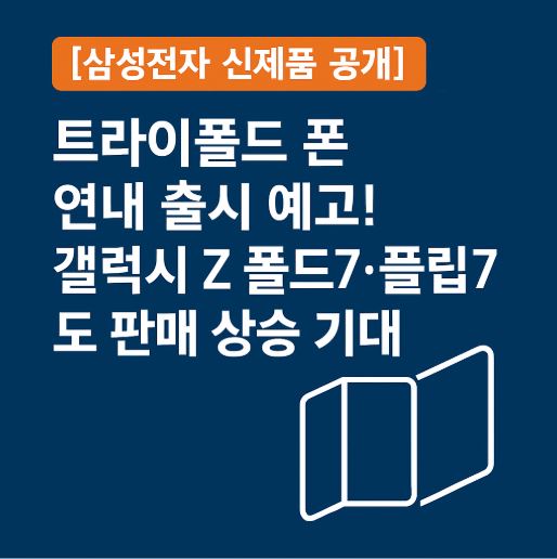 갤럭시 트라이폴드폰 출시예고 관련 사진