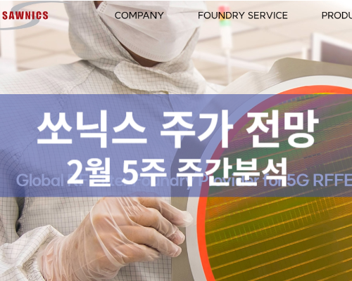 쏘닉스 주가전망