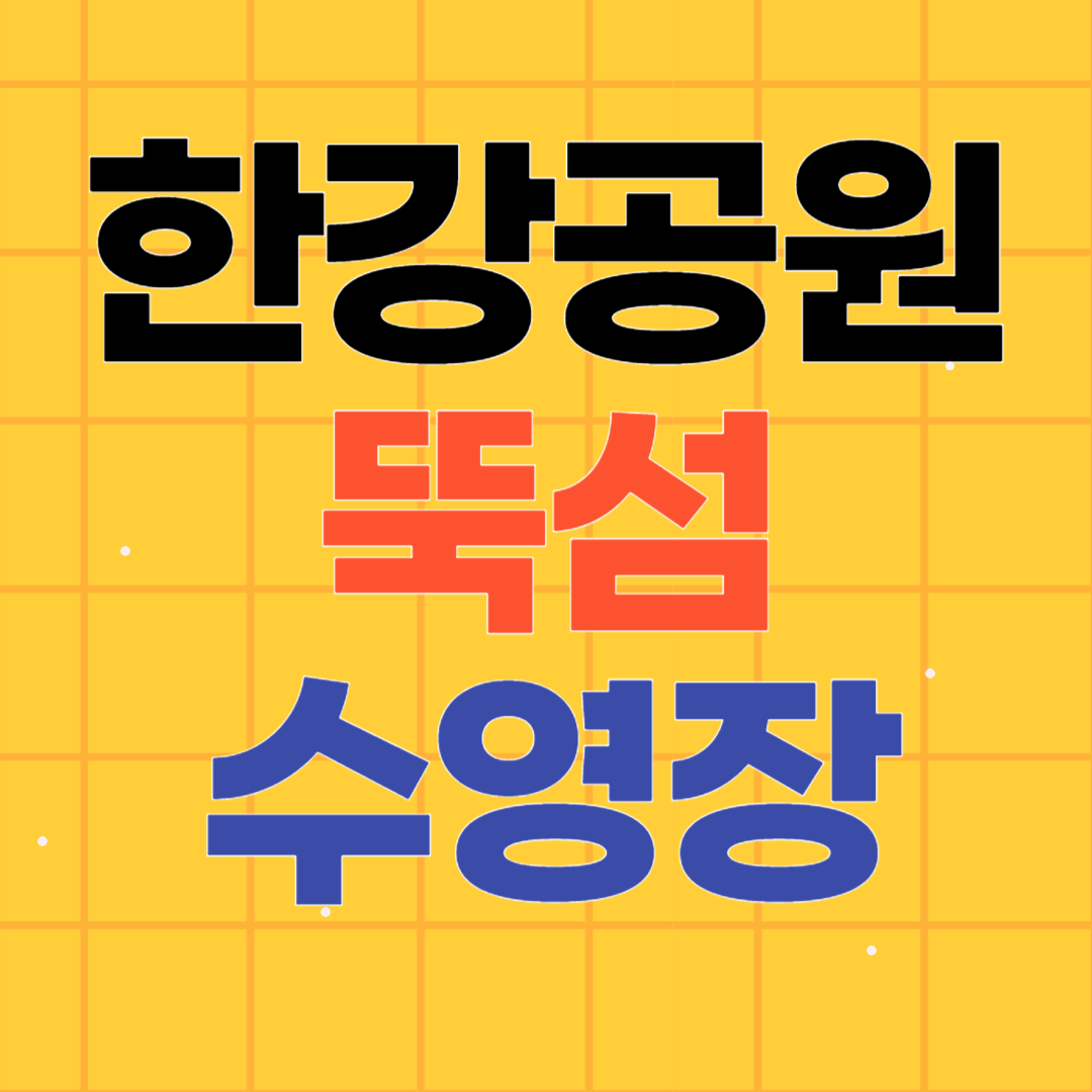 서울 한강공원 뚝섬 수영장 입장료 할인 주차장