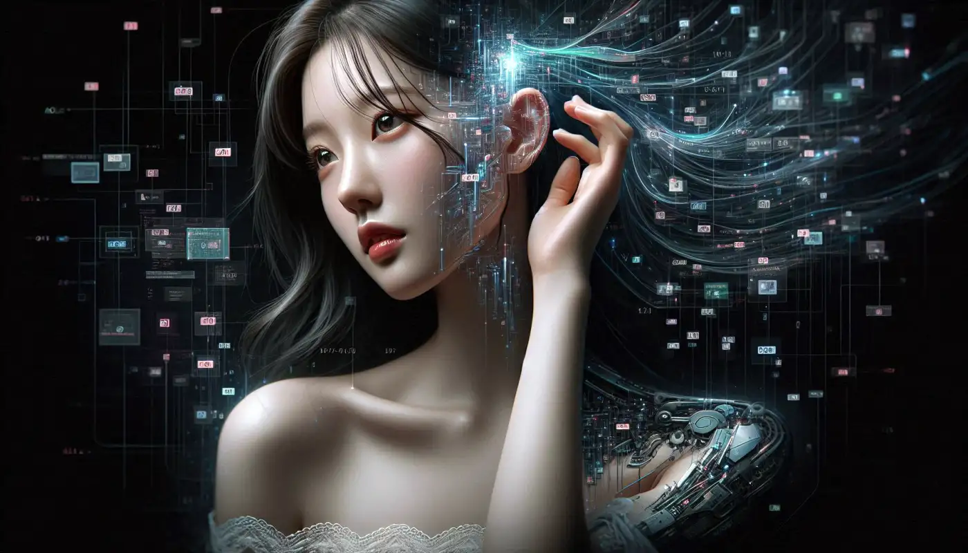 챗gpt4-블로그-포스팅-방법으로-글쓰기하는-여성의-모습