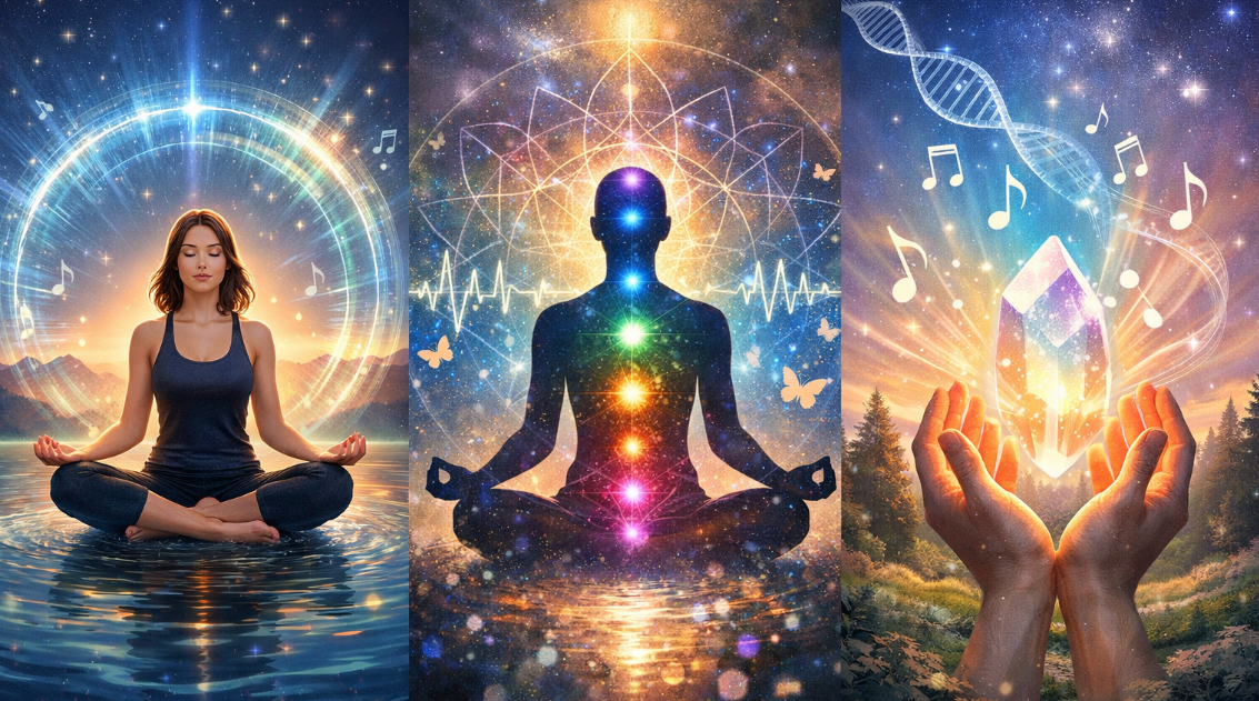 치유주파수 관련 그림