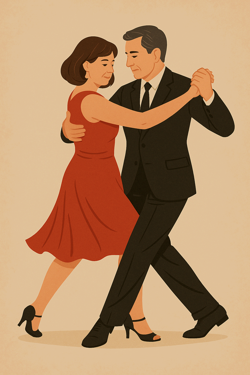 중년여성아르헨티나탱고배우기