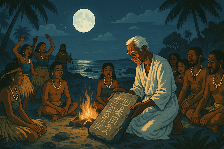 바위로 전하는 신의 언어, 나우루의 ‘앙가문가 석판 축제’ (기억,자연,영성)