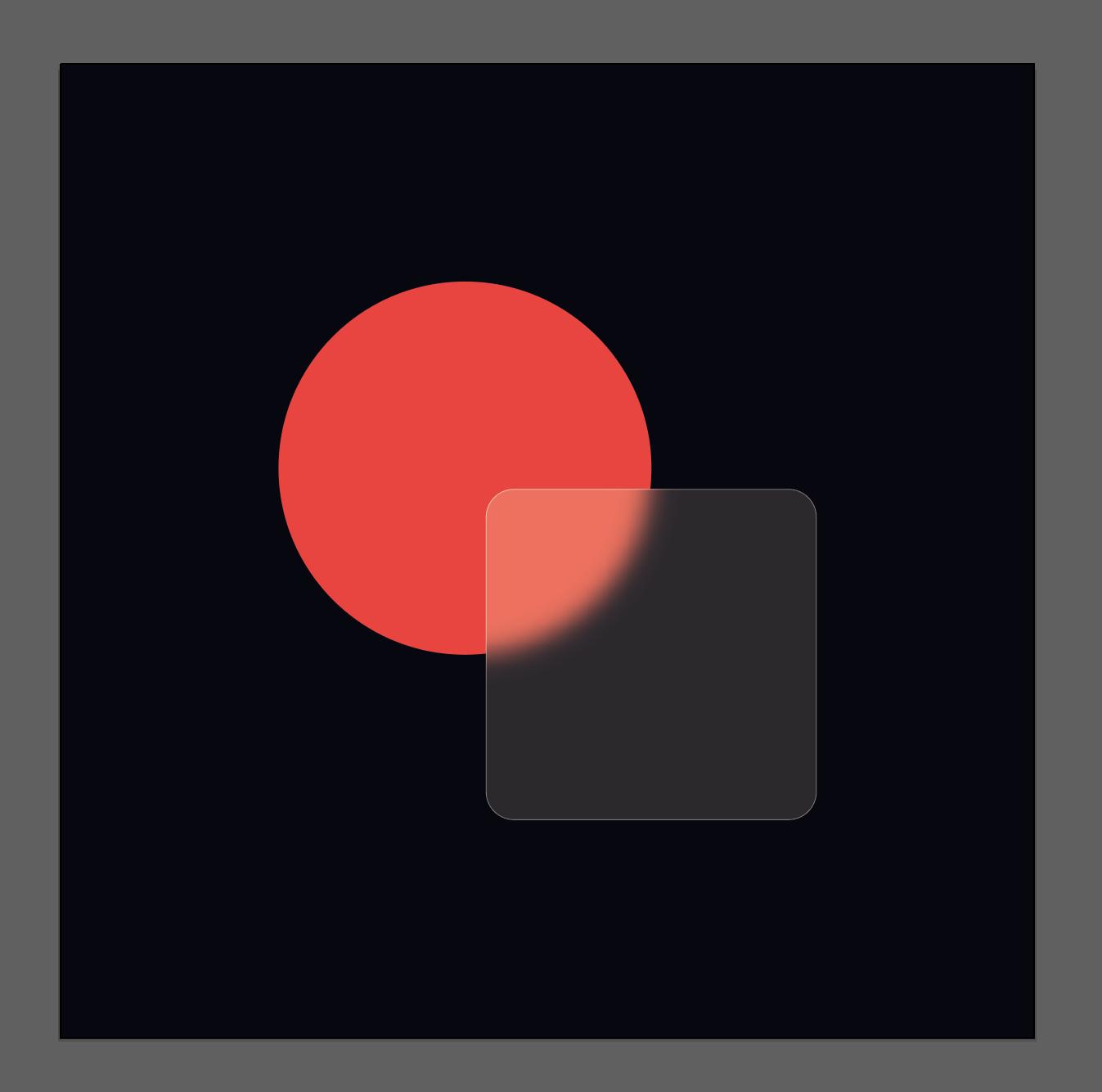 글래스모피즘 최종 완성 모습