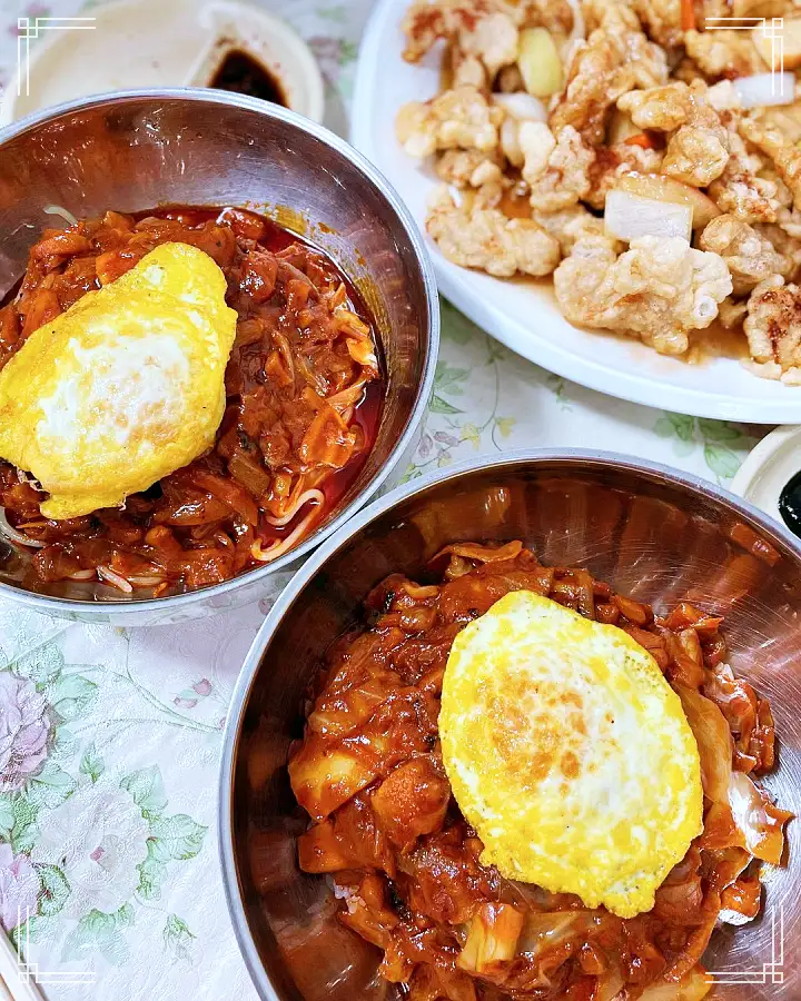 백반기행 40년 전통 달인 노포 중국집 문희경 편 비빔 짬뽕 탕수육 울진 맛집 소개
