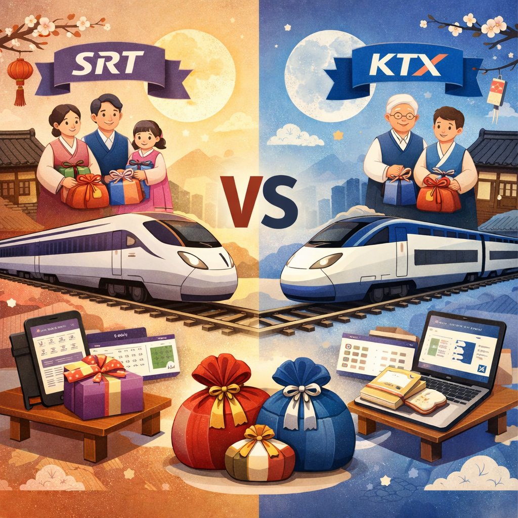 SRT와 KTX 설날