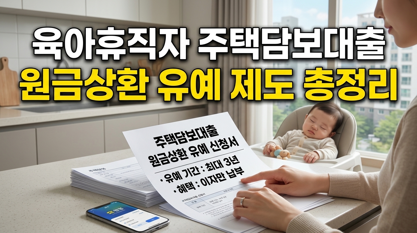 육아휴직자 주담대 관련 총정리 이미지