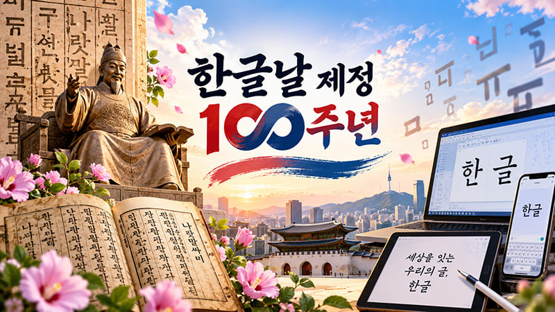 <img src=&rdquo;<img src=&rdquo;hangeul-100th-anniversary.jpg&rdquo; alt=&rdquo;&rdquo;>&rdquo; alt=&rdquo;한글날 제정 100주년을 기념하는 한글과 가을 풍경&rdquo;>