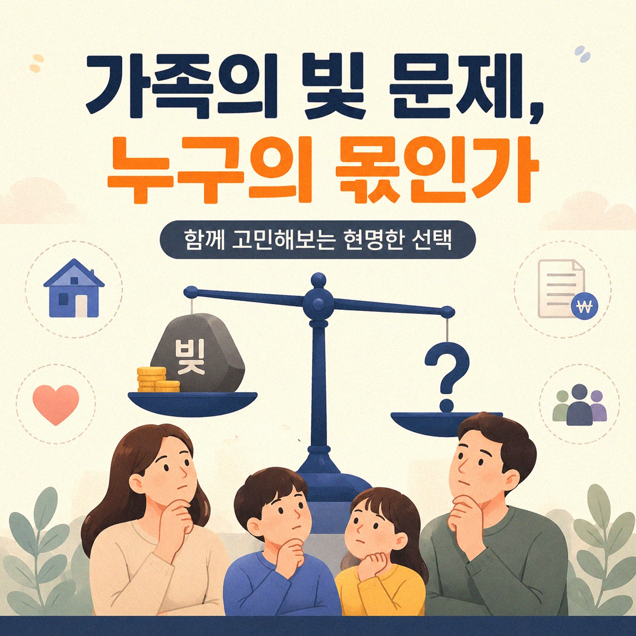 가족의 빚 문제, 어디까지 알아야 할까