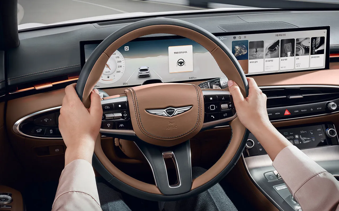 제네시스 GV70-실내-시트
