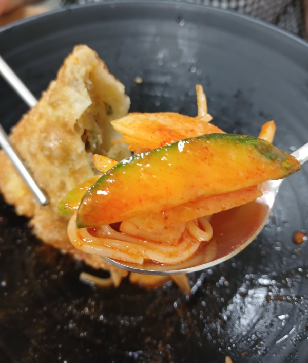 비빔국시 마지막 한입