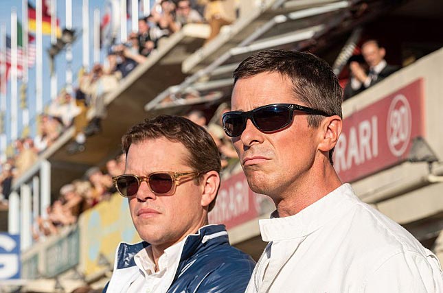 두 주인공 캐롤 셸비(맷 데이먼)와 켄 마일스(크리스찬 베일)