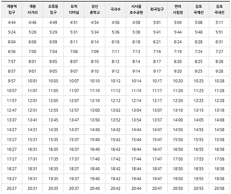 6014-공항버스-서울시내-인천공항행-시간표-안내하는-그림2