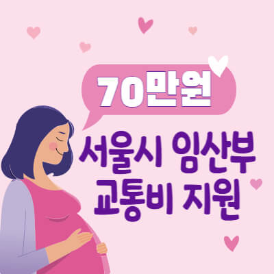 서울시-임산부-교통비-지원사업-70만원