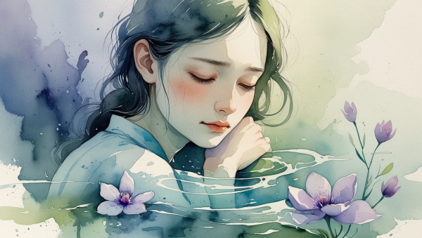 INFP는 감정을 아주 섬세하게 느끼며, 타인의 고통과 감정에도 깊이 공감합니다에 관한 그림