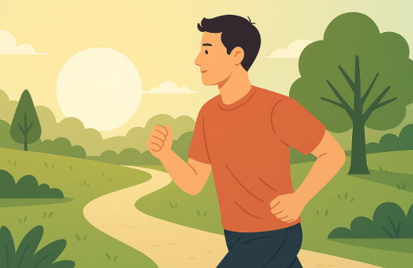 아침 공복 유산소 운동이 몸에 미치는 영향 관련 사진