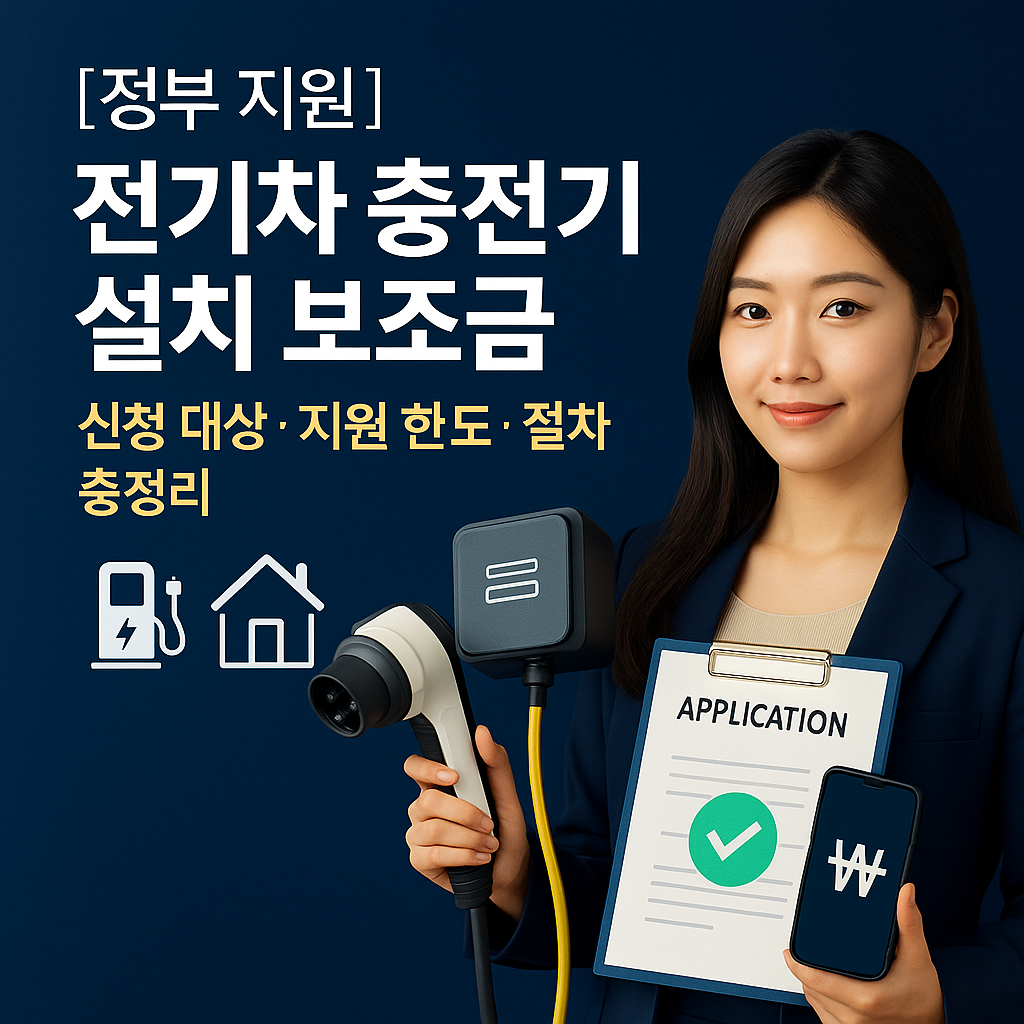 [정부 지원] 전기차 충전기 설치 보조금 ｜ 신청 대상&middot;지원 한도&middot;절차 총정리