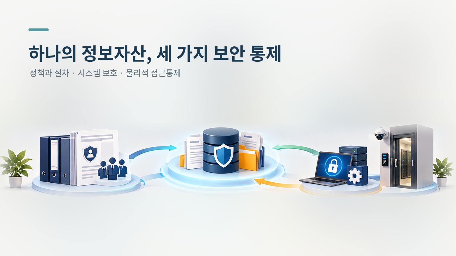 기업 환경의 관리적&middot;기술적&middot;물리적 보안