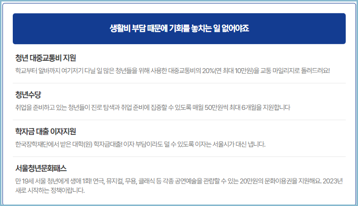 청년몽땅정보통-생활비경감