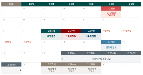 분양일정