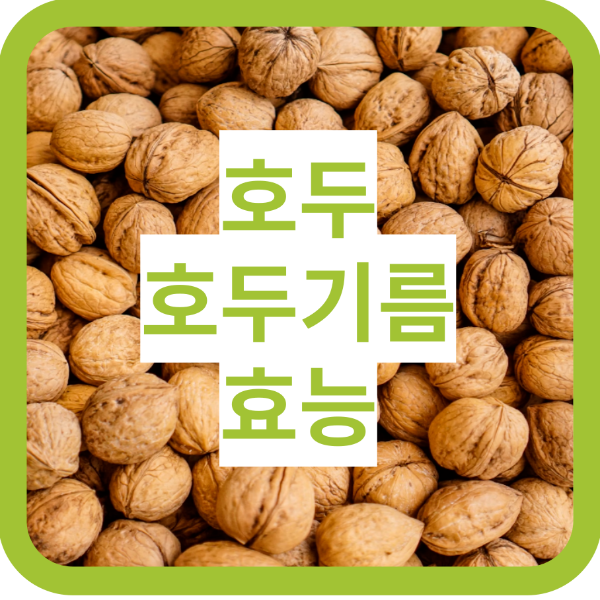 호두 효능, 호두 기름 효능