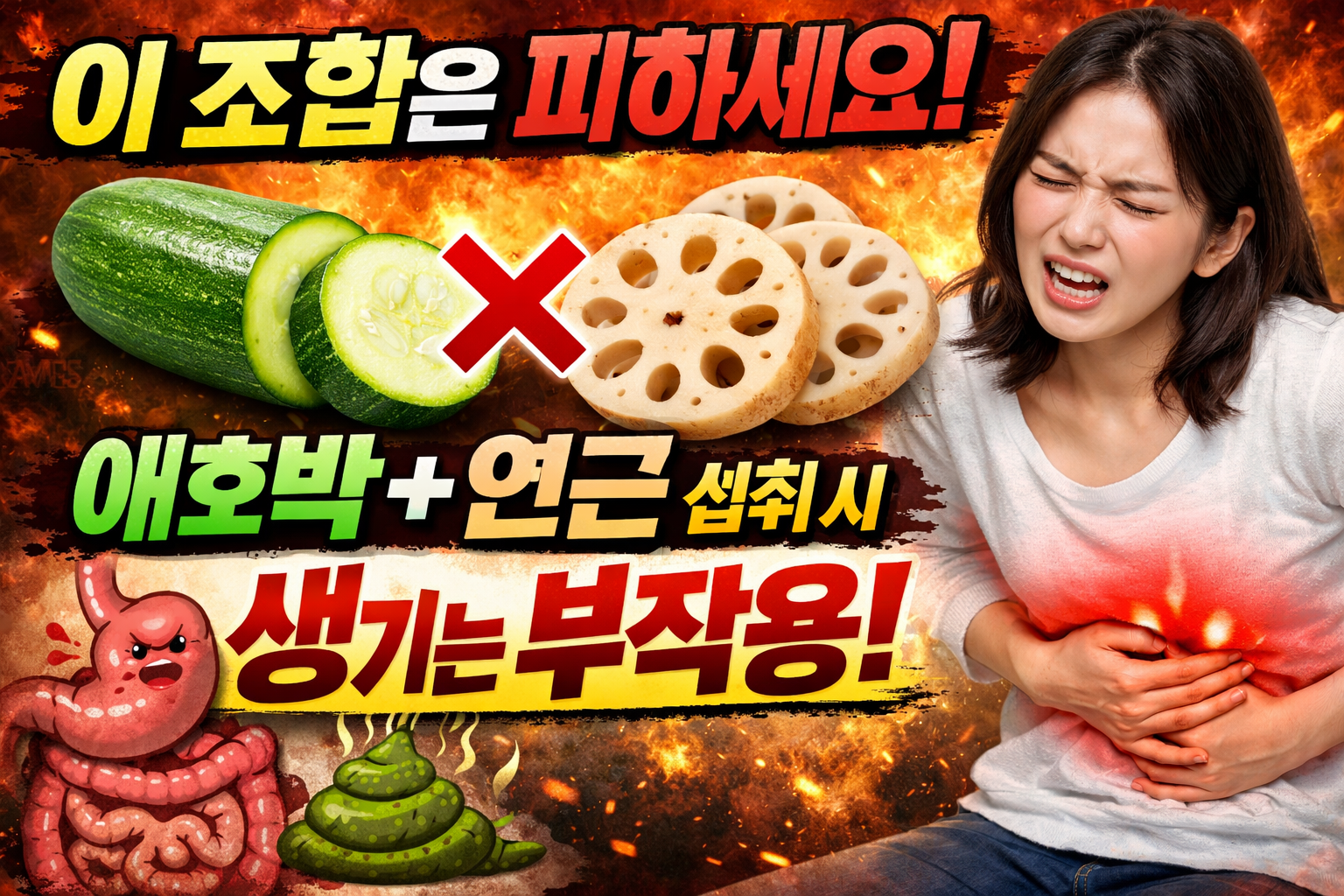 애호박과 연근