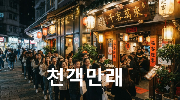천객만래
