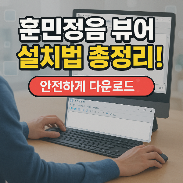 훈민정음 뷰어 다운로드 썸네일 이미지입니다.