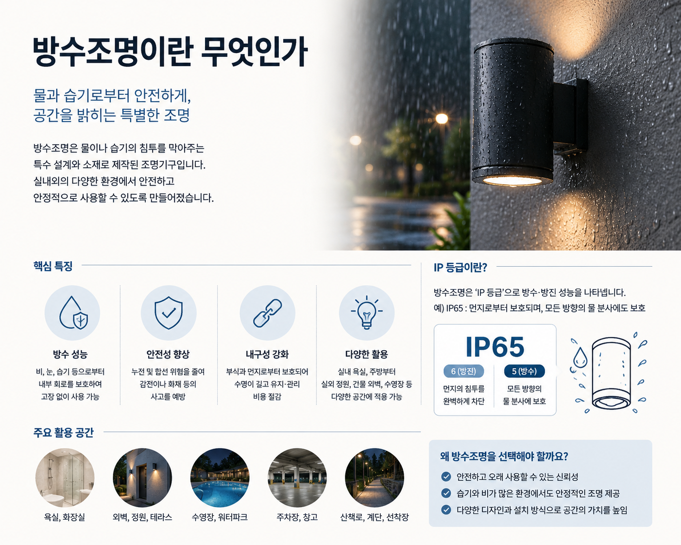 방수조명이란 무엇인가