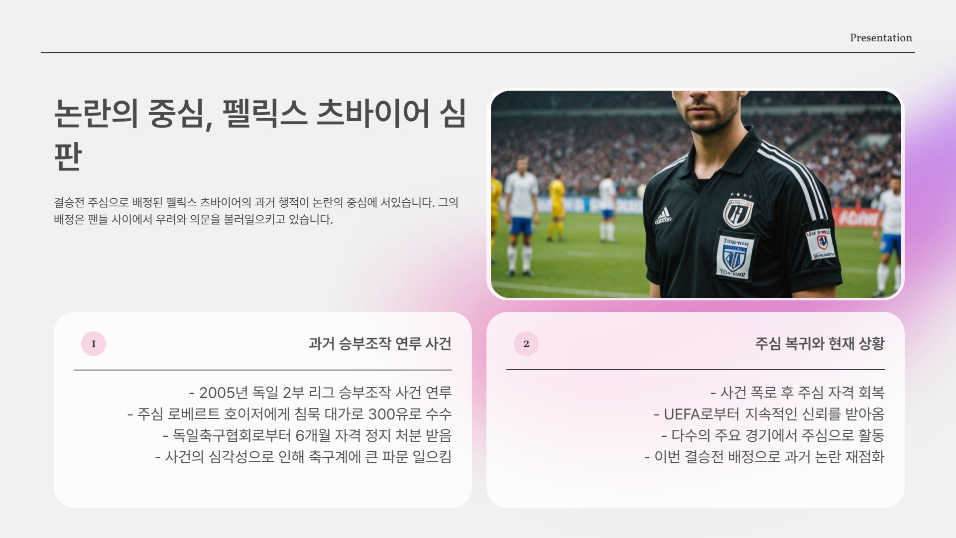 펠릭스 츠바이어, 어떤 논란이 있었나?