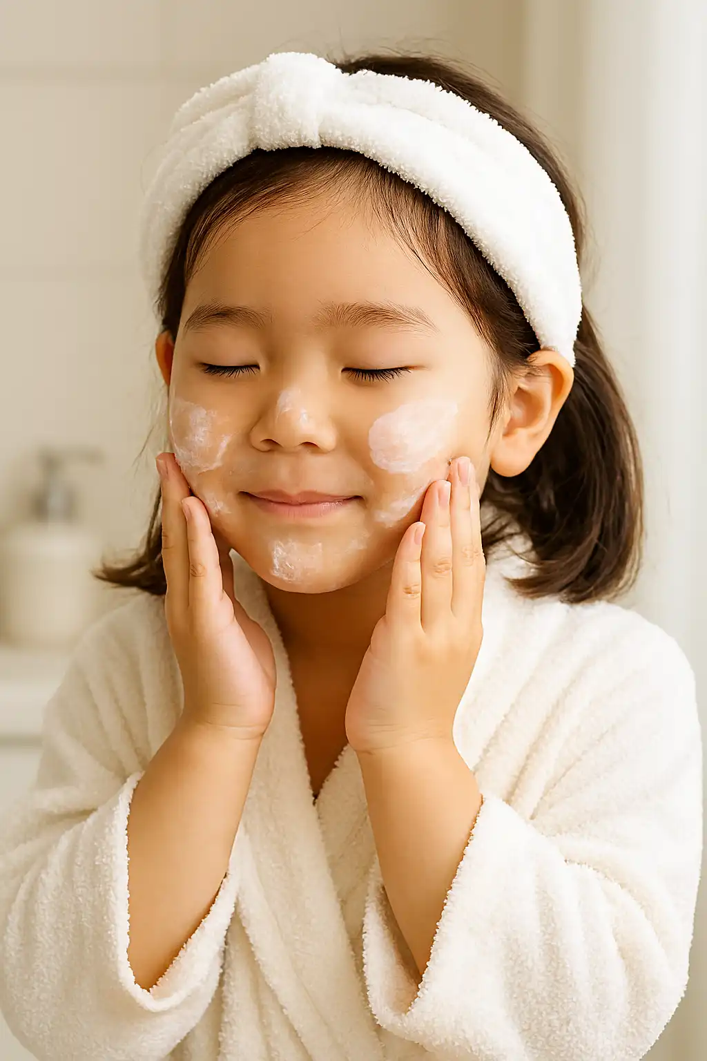 건조해진 손톱 주변에 큐티클 오일을 바르는 모습. (손끝 및 틈새 보습)