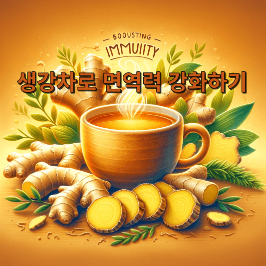생강차로 면역력 강화하기