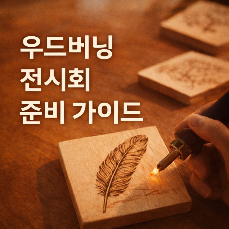 우드버닝 전시회 준비 가이드