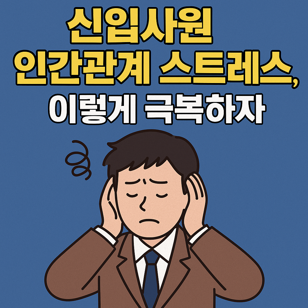 신입사원 인간관계 스트레스, 이렇게 극복하자