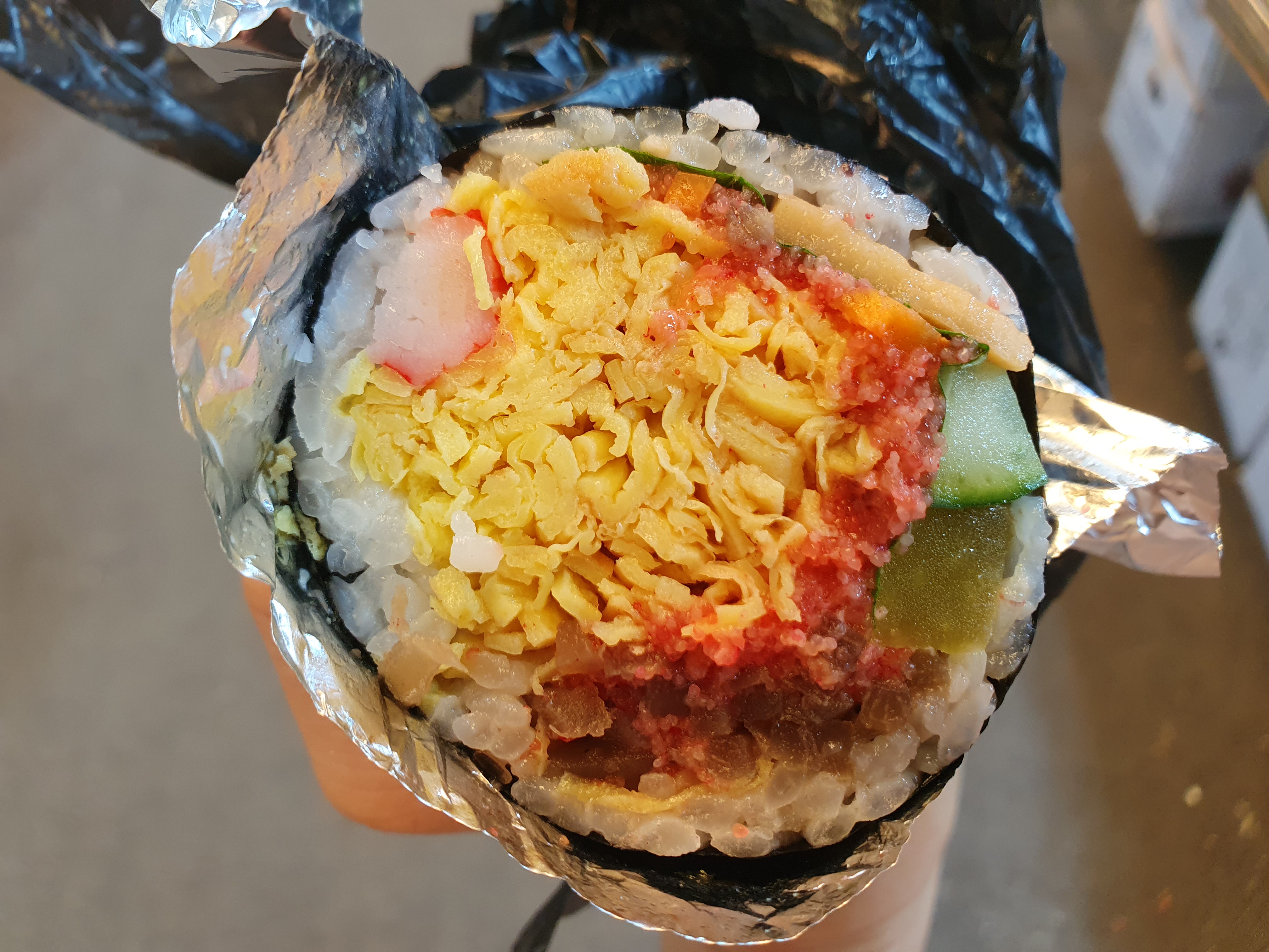 [부전시장] 명란김밥