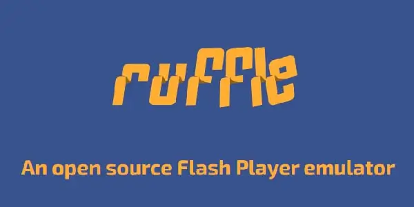 무료 오픈 소스 플래시 사이트 'Ruffle' 사이트