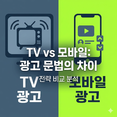 [TV 화면을 넘어 모바일로] TV 광고와 유튜브/숏폼 광고의 문법 차이점 비교