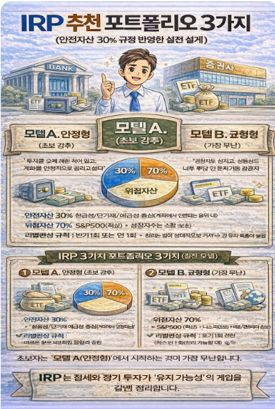 IRP 추천 포트폴리오 인포그라피