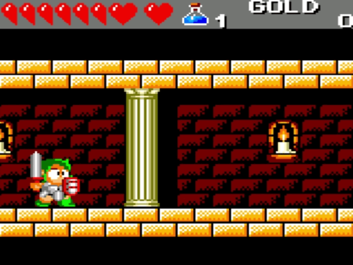 원더보이4-고전게임-시작-화면