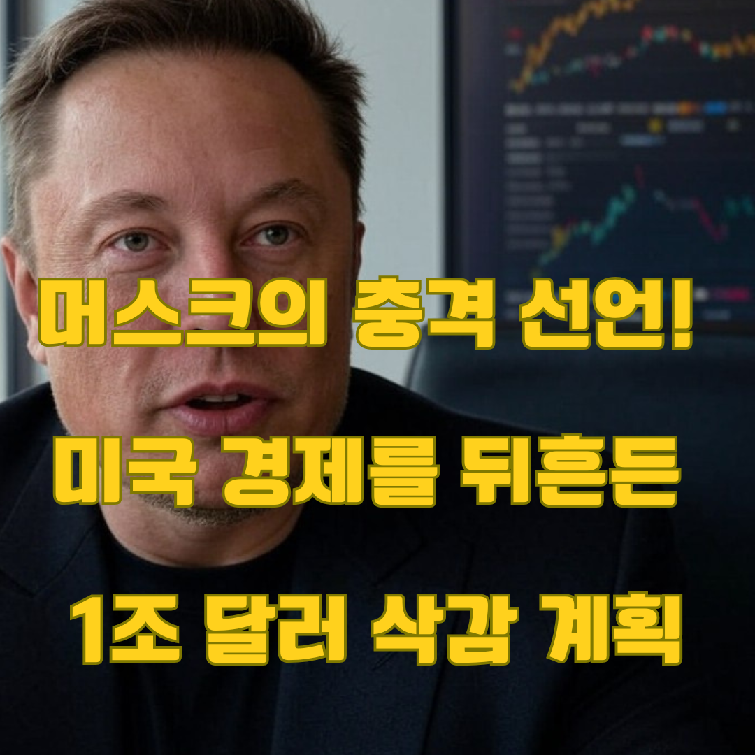 일론 머스크의 미국 정부 지출 삭감 계획: 증시와 경제에 미칠 영향 분석