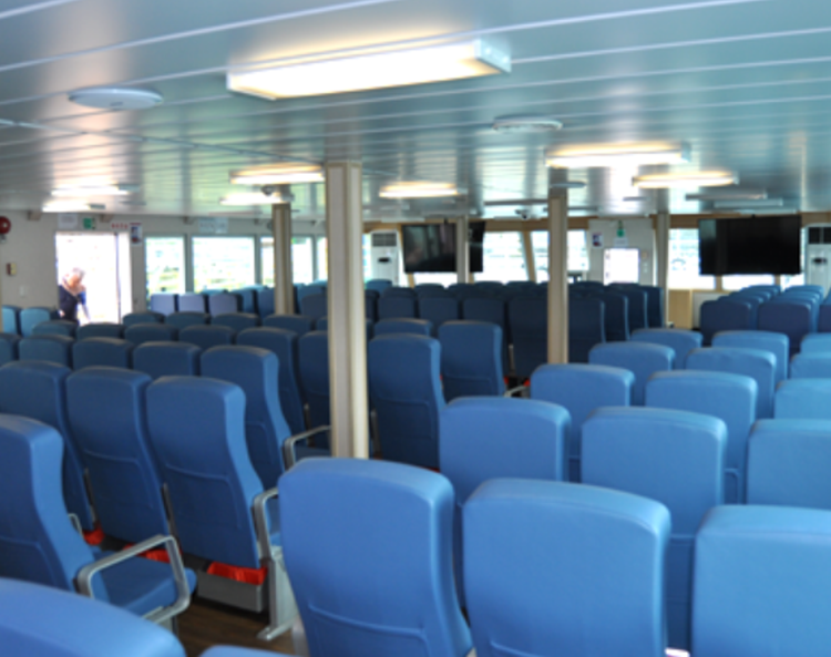 장사도 해상공원 유람선