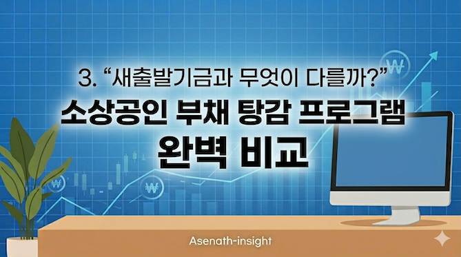 소상공인 부채 탕감 프로그램 완벽 비교