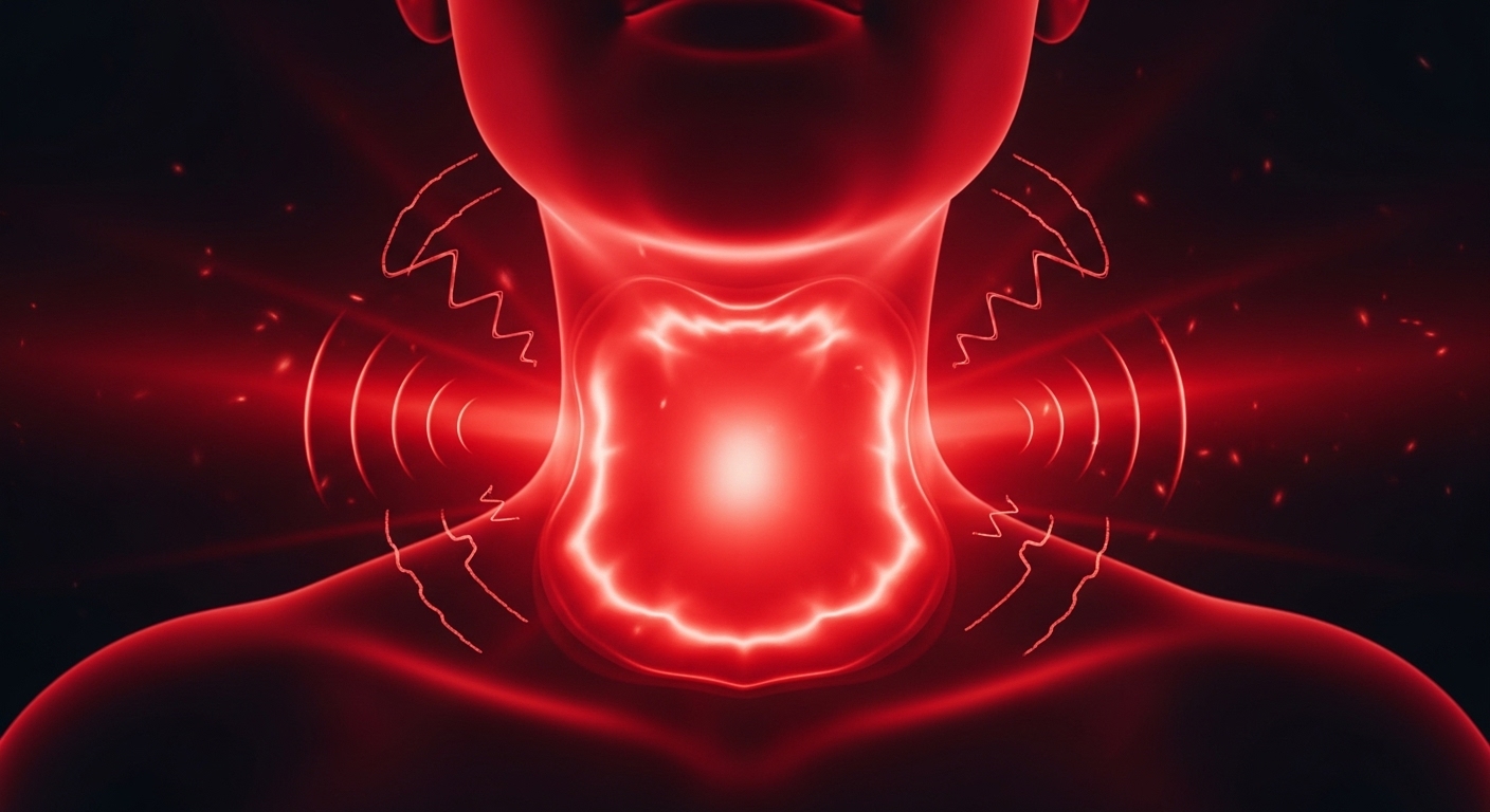 목에-염증이-있다는-것을-강조하고-있는-그림입니다.