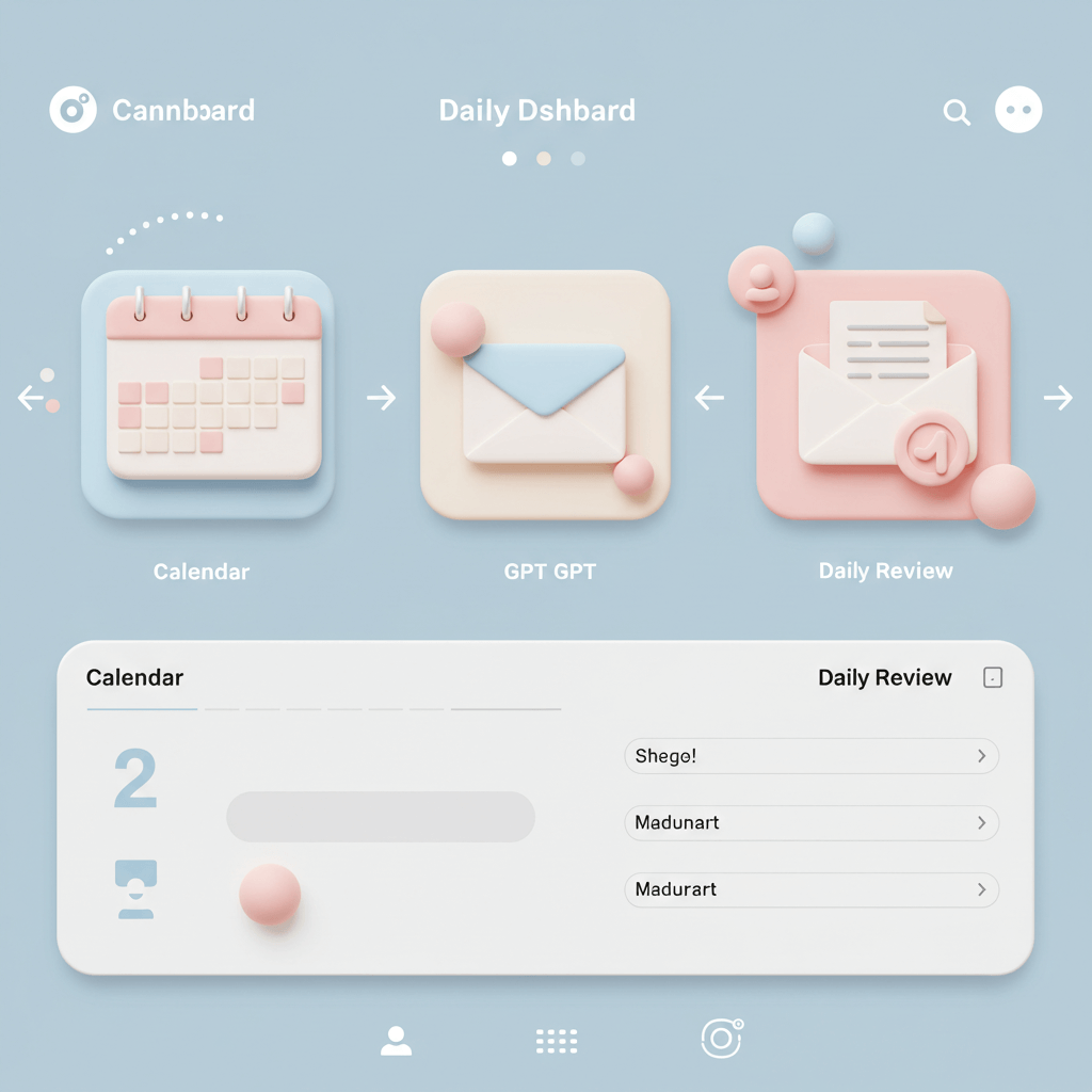 자동화된 하루 루틴 시각화