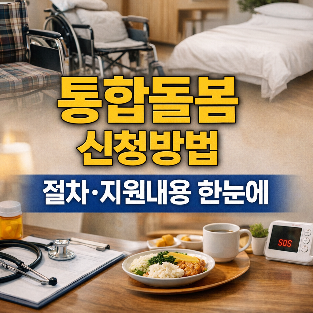 통합돌봄 서비스 신청방법 어떻게 하나요? 절차부터 지원내용까지 쉽게 정리