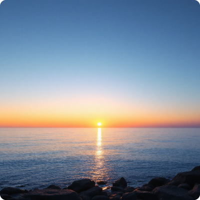 강원도 새해 일출 해돋이 명소 가상 이미지