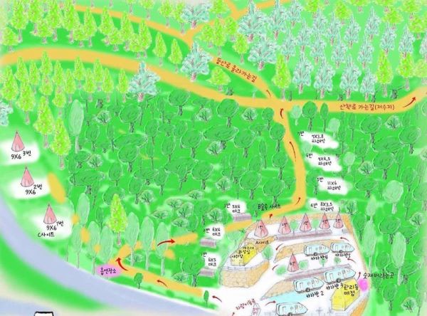 캠핑홀릭_오토캠핑장_배치도