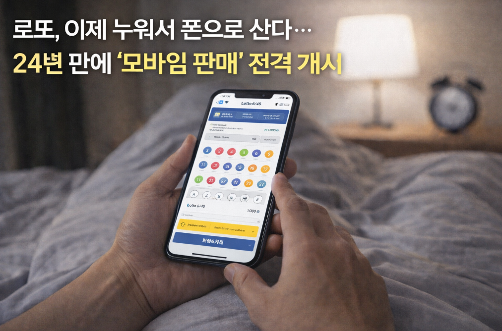 로또 모바일 구매 24년 만에 시작, 지금 바로 확인하세요